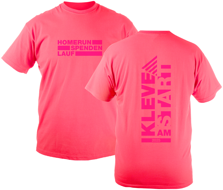 Kleve - CHALLENGE-SHIRT 2025 | Homerun Spendenlauf